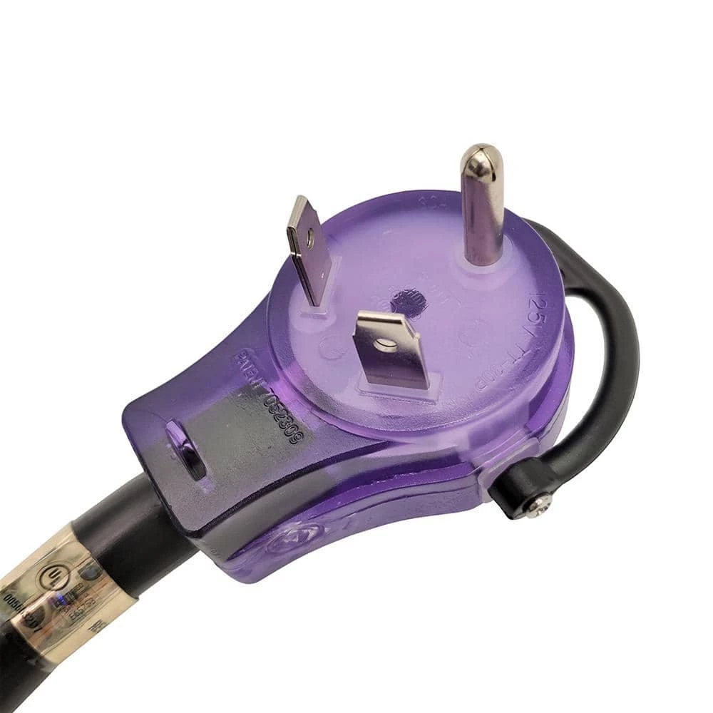 Parkworld 75 ft. 10/3 30 Amp 125-Volt NEMA TT-30 RV Extension Cord with Handle (NEMA TT-30P to TT-30R) 4 Parkworld 75 ft. 10/3 30 Amp 125-Volt NEMA TT-30 RV Extension Cord with Handle (NEMA TT-30P to TT-30R) - Image 2