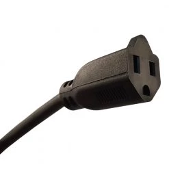 Husky 50 ft. 14/3 Oil Resistant Indoor/Outdoor Extension Cord, Black -Extension Cords Sales Store black husky general purpose cords hd 277 614 4f 1000