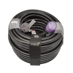 Parkworld 100 ft. 10/3 30 Amp NEMA L6-30 Extension Cord NEMA L6-30P to L6-30R -Extension Cords Sales Store black parkworld general purpose cords 62312 1f 1000