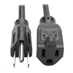 Tripp Lite 1 ft. 18/3 Standard Power Extension Cord -Extension Cords Sales Store black tripp lite general purpose cords p022 001 1f 1000