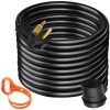 VEVOR Welder Extension Cord 40 Amp 50 ft. 250-Volt 8-Gauge 3-Prong Welding Power Cord with NEMA 6-50 Plug -Extension Cords Sales Store black vevor general purpose cords hjljq8 3 50ftycx1v1 64 1000