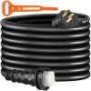 VEVOR RV Shore Power Extension Cord 50 ft. 50 Amp Heavy-Duty Twist Lock Cord 50 Amp RV Replacement Cord UL Approved 2 VEVOR RV Shore Power Extension Cord 50 ft. 50 Amp Heavy-Duty Twist Lock Cord 50 Amp RV Replacement Cord UL Approved -Extension Cords Sales Store black vevor general purpose cords hjljqyt50x50dsk01v1 64 1000