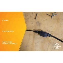 Woods 8 ft. 16/3 SJTW Outdoor Medium-Duty Extension Cord 12 Woods 8 ft. 16/3 SJTW Outdoor Medium-Duty Extension Cord -Extension Cords Sales Store black woods general purpose cords 260 44 1000