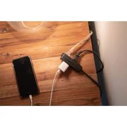 Woods 8 ft. 16/3 SPT-2 Indoor Multi-Outlet (3) Extension Cord with Cube Tap -Extension Cords Sales Store black woods general purpose cords 2611 4f 1000