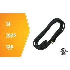 Woods 15 ft. 16/3 SJTW Outdoor Light-Duty Extension Cord -Extension Cords Sales Store black woods general purpose cords 990261 fa 1000