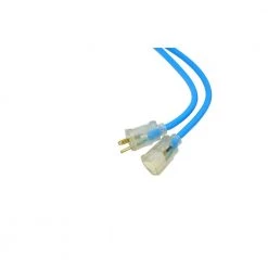 Southwire 25 ft. 12/3 SJTW Extreme Low-Temp Outdoor Heavy-Duty Extension Cord with Power Light Plug 8 Southwire 25 ft. 12/3 SJTW Extreme Low-Temp Outdoor Heavy-Duty Extension Cord with Power Light Plug -Extension Cords Sales Store blue southwire general purpose cords 2437 40 1000