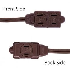 GE 6 ft. 16/3 3-Outlet Polarized Extension Cord, Brown 11 GE 6 ft. 16/3 3-Outlet Polarized Extension Cord, Brown -Extension Cords Sales Store brown ge general purpose cords 51932 1f 1000