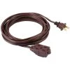 GE 6 ft. 16/3 3-Outlet Polarized Extension Cord, Brown -Extension Cords Sales Store brown ge general purpose cords 51932 64 1000