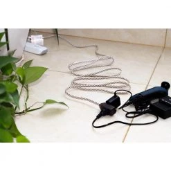 HDX 10 ft. 16-Gauge/2 Brown Braided Extension Cord (1-Pack) -Extension Cords Sales Store brown hdx general purpose cords lts b2 a19 1f 1000