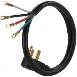 CERTIFIED APPLIANCE ACCESSORIES 4 ft. 8/4 4-Wire Eyelet 50 Amp Range Cord -Extension Cords Sales Store certified appliance accessories appliance extension cords 90 2080 40 1000