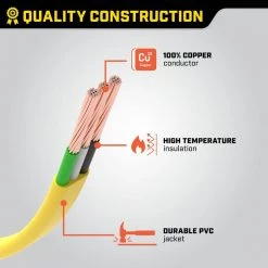 Champion Power Equipment 25 ft. 30 Amp 125-Volt Fan-Style Flat Generator Extension Cord 24 Champion Power Equipment 25 ft. 30 Amp 125-Volt Fan-Style Flat Generator Extension Cord -Extension Cords Sales Store champion power equipment generator cords 100436 1f 1000