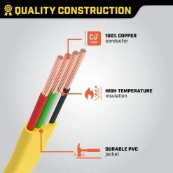 Champion Power Equipment 25 fts. 30 Amp 125/250-Volt Fan-Style Flat Generator Extension Cord -Extension Cords Sales Store champion power equipment generator cords 100437 4f 1000