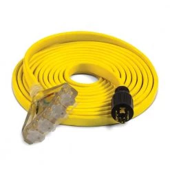 Extension Cords Sales Store 22 Champion Power Equipment 25 fts. 30 Amp 125/250-Volt Fan-Style Flat Generator Extension Cord