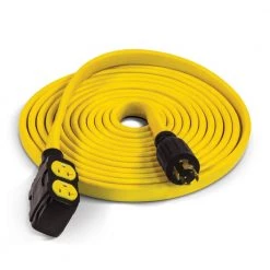 Champion Power Equipment 25 ft. 30 Amp 125/250-Volt Duplex-Style Flat Generator Extension Cord