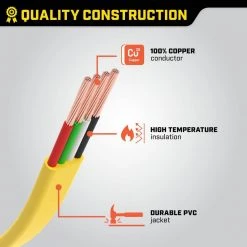 Champion Power Equipment 25 ft. 30 Amp 125/250-Volt Duplex-Style Flat Generator Extension Cord -Extension Cords Sales Store champion power equipment generator cords 100439 66 1000