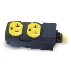 Champion Power Equipment 25 ft. NEMA L14-30P to 4x 5-20R Generator Cord in Yellow -Extension Cords Sales Store champion power equipment generator cords 48043 4f 1000