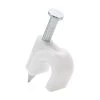 Commercial Electric Coaxial Nail-In Clips, White (20-Pack) -Extension Cords Sales Store commercial electric extension cord accessories nail 20 wh 64 1000