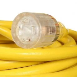 DEK Universal 25 ft. 10/4, 240-Volt 30 Amp Universal Generator Extension Cord -Extension Cords Sales Store dek generator cords acc02m21 40 1000