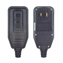 ELEGRP 4.3 in. 15 Amp Automatic Reset 3 Prong Portable GFCI Replacement Right Angle Plug Assembly (2-Pack) -Extension Cords Sales Store elegrp gfci plugs g1215pa2 2pk 1f 1000