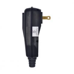 ELEGRP 4.3 in. 15 Amp Automatic Reset 3 Prong Portable GFCI Replacement Right Angle Plug Assembly (2-Pack) -Extension Cords Sales Store elegrp gfci plugs g1215pa2 2pk 44 1000