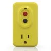 ELEGRP 15 Amp Single Outlet GFCI Adapter, 3-Prong Grounded GFCI Adapter Plug, for Indoor Use with Auto Reset, Yellow -Extension Cords Sales Store elegrp gfci plugs g20aa 5 15p 64 1000