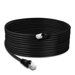 RITZ GEAR Ethernet Cable Cat6 Outdoor, 50 ft. Shielded Cord with RJ45 connectors