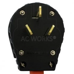 AC WORKS 1.5 ft. 10-50P 3-Prong Older Range/Welder/Dryer Plug to 6-30R 3-Prong 30 Amp 250-Volt HVAC Female Adapter -Extension Cords Sales Store extension cord accessories s1050630 018 4f 1000