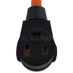 AC WORKS 1.5 ft. NEMA 6-30 3-Prong Commercial HVAC Plug to 6-50 Welder Adapter -Extension Cords Sales Store extension cord accessories wd630650 018 1f 1000