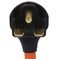 AC WORKS 1.5 ft. NEMA 6-30 3-Prong Commercial HVAC Plug to 6-50 Welder Adapter -Extension Cords Sales Store extension cord accessories wd630650 018 4f 1000