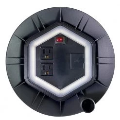 USW 50 ft. Cord Reel with 550 Lm LED Light -Extension Cords Sales Store extension cord reels lpr 050 14v2ch 4f 1000