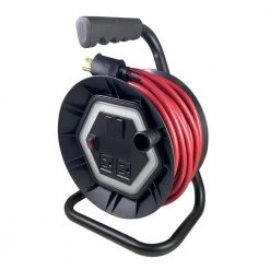 USW 50 ft. Cord Reel with 550 Lm LED Light