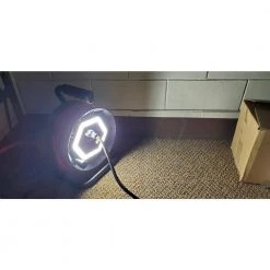 USW 50 ft. Cord Reel with 550 Lm LED Light -Extension Cords Sales Store extension cord reels lpr 050 14v2ch fa 1000