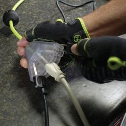 Flexzilla 50 ft. Retractable Extension Cord Reel, 14/3 AWG SJTOW Cord with Grounded Triple Tap Outlet -Extension Cords Sales Store flexzilla extension cord reels fz8140503 44 1000