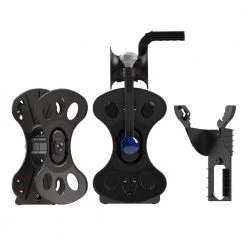 FreeReel 100 ft. 12/3 Cord and Air Hose Reel System 2 Storage Cassette Reels Cord Hose Guide/Winder and 2 Wall Storage Mounts