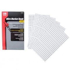 Gardner Bender Wire Marker Booklet, Numbers 0-9 -Extension Cords Sales Store gardner bender extension cord accessories 42 027 1f 1000