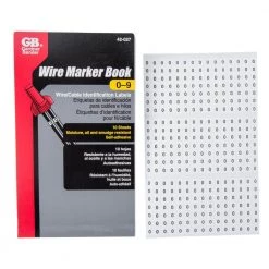 Gardner Bender Wire Marker Booklet, Numbers 0-9 -Extension Cords Sales Store gardner bender extension cord accessories 42 027 4f 1000