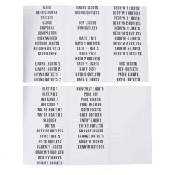 Gardner Bender Wire Marker Booklet A-Z, 1-90, symbols -Extension Cords Sales Store gardner bender extension cord accessories 42 035 44 1000