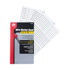 Gardner Bender Wire Marker Booklet A-Z, 1-90, symbols