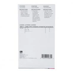 Gardner Bender Wire Marker Booklet A-Z, 1-90, symbols -Extension Cords Sales Store gardner bender extension cord accessories 42 035 76 1000