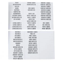 Gardner Bender Wire Marker Booklet Circuit Breaker Markers (Case of 10) -Extension Cords Sales Store gardner bender extension cord accessories 42 alpha 4f 1000