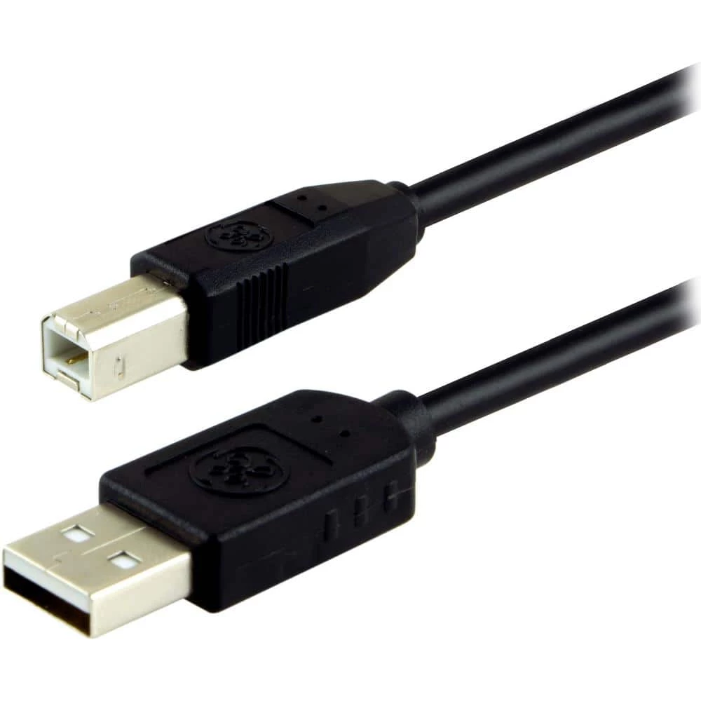 GE USB 2.0 Printer Cable, A Male to B Male Cord 3 GE USB 2.0 Printer Cable, A Male to B Male Cord