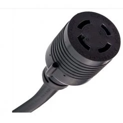 LifeSupplyUSA 25 ft. 4-Prong L14-30P / L14-30R 30 Amp Generator Extension Cord 10AWG*4 125/250V STW VELCRO STRAP UL APPROVED (2-Pack) -Extension Cords Sales Store generator cords 2er545 4f 1000