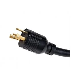 LifeSupplyUSA 25 ft. 3 Prong 10/3 30 Amp Generator Extension Cord 10AWG3 125-Volt STW Hook and Loop Strap ETL Approved (5-Pack) -Extension Cords Sales Store generator cords 5er548 c3 1000