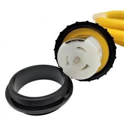 Parkworld 10 ft. Generator 30 AMP 125/250-Volt 4-Prong Locking Plug L14-30P to 50 AMP 125/250-Volt SS2-50R(CS6364) Adapter Cord -Extension Cords Sales Store generator cords 62176a 1f 1000