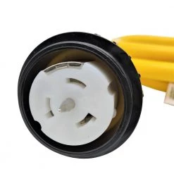 Parkworld 10 ft. Generator 30 AMP 125/250-Volt 4-Prong Locking Plug L14-30P to 50 AMP 125/250-Volt SS2-50R(CS6364) Adapter Cord -Extension Cords Sales Store generator cords 62176a 44 1000