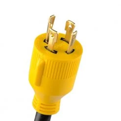 LifeSupplyUSA 100 ft. 3 Prong L5-30P/L5-30R 10/3 AWG 125V STW VELCRO ETL Listed Generator Extension Cord -Extension Cords Sales Store generator cords er854 1f 1000