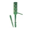Go Green Power 18 ft. 18/2 3-Outlet Outdoor Power Stake, Green