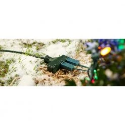 HDX 50 ft. 16/3 Tri-Tap Indoor/Outdoor Landscape Extension Cord, Green -Extension Cords Sales Store green hdx general purpose cords sjtw16350gnpb 40 1000