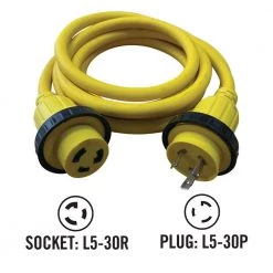 Halex 12 ft. 10/3 30 Amp 125-Volt Marine Shore Power Extension Cord 9 Halex 12 ft. 10/3 30 Amp 125-Volt Marine Shore Power Extension Cord -Extension Cords Sales Store halex rv marine cords 31212 1f 1000