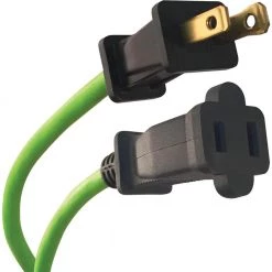 Husky 50 ft. 16/2 Indoor/Outdoor Extension Cord, Green -Extension Cords Sales Store lime green husky general purpose cords hw16250hlg 44 1000